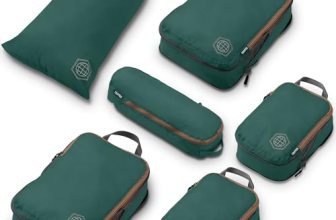 TRIPPED Travel Gear Compression Packing Cubes for Carry-On Travel 6-Pack