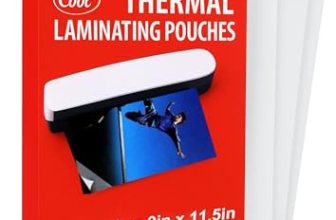 Simply Cool 5 Mil Thermal Laminating Sheets Pouches 100ct 8.5 x 11 Inch