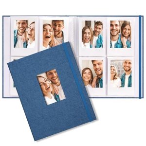 Vienrose Mini Polaroid Photo Album 208 Photos 2×3 Inch Blue 1 PACK