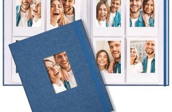 Vienrose Mini Polaroid Photo Album 208 Photos 2×3 Inch Blue 1 PACK