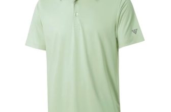 M MAELREG Golf Polo Shirts for Men Short Sleeve Performance Moisture Wicking Qui