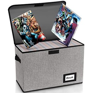 YNSZAS 5 Pack Comic Book Storage Boxes