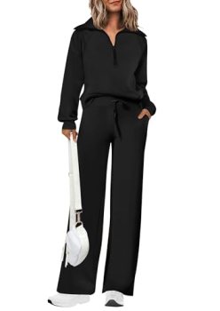 PRETTYGARDEN Women’s 2 Piece Matching Lounge Set Sweatsuits