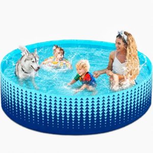 Jasonwell Foldable Dog Kiddie Pool