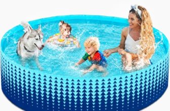 Jasonwell Foldable Dog Kiddie Pool