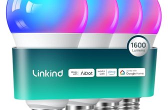 Linkind A21 Smart Light Bulbs, Compatible with Alexa/Google Home, 4 Pack