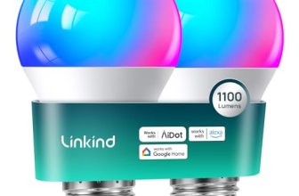 Linkind A19 Smart Light Bulbs, Compatible with Alexa/Google Home, 2 Pack