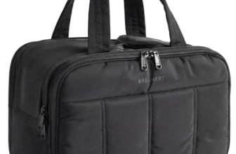 BAGSMART Travel Toiletry Bag, Puffy Large Toiletry Bag for Women