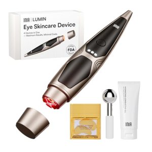INIA 4-in-1 Eye Massager Tool Under Red Light Therapy for Face, Depuffing