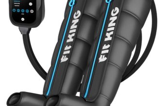 FIT KING Pro Leg Massager Athlete Compression Recovery Boots Cordless L