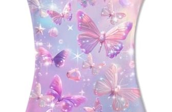 uideazone 5-6 Girls Gymnastics Leotards Sparkly Butterfly Ballet Unitards