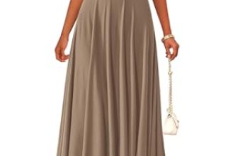 PRETTYGARDEN Womens Sleeveless Summer Dresses 2026 Flowy Aline Maxi Dress