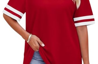 Short Sleeve Shirts for Women Plus Size Fashion Clothing Workout Tops for Women