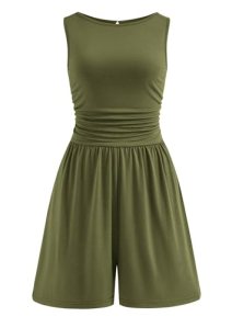 PRETTYGARDEN Summer Rompers for Women 2026 Dressy Casual Short Jumpsuits