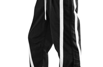 Putysenxi Womens Pants Baggy Wide Leg Casual Workout Elastic Waisted Stripes Tra