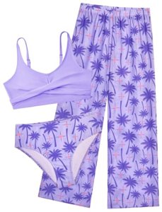 Seanrui Girls Swimsuits Size 14-16 Teen Bathing Suits for Girls 14-16 Swimwear A