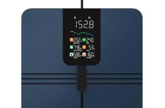 Wyze Smart Scale BodyScan with Handle, Bluetooth, 400 lbs, Black