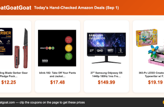 Today’s Hand-Checked Amazon Deals (Sep 1)