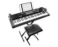 61-Key Portable Keyboard with Built-In Speakers, Stand And Chair