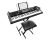 61-Key Portable Keyboard with Built-In Speakers, Stand And Chair