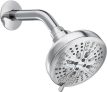 Amazon has the Moen Hydro Energetix Eight-Function 5″ Diameter Spray Head Standard, Chrome $16.44 + Free Shipping 