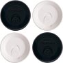 $3.99 down from $15 Tervis Travel Lid Assorted 24oz 4pk, Assorted Black and White