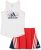 Few Sizes For $6.65 (usually $40) adidas Girls’ 2 Piece Tank Skirt Set