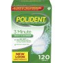 120ct Polident 3-Minute Antibacterial Denture Cleanser $3.68 or $3.05