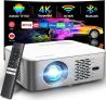 Projector 4K Support with 5G WiFi Bluetooth, CIBEST Android TV 10 Native 1080P Full-Sealed Optical Engine Home Movie Outdoor Projector with Netflix/Prime Video Built-in, Autofocus, Apps, Stereo Sound – $161.99 (down from $539.99)