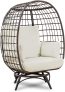 Sunjoy Cuddle Wicker Swivel Outdoor Egg Chair For $186.18 Shipped From Amazon