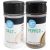 Get Both For $2.25 Salt and Pepper Set, 4 Ounces Salt and 1.25 Ounces Pepper
