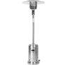46,000 BTU Outdoor Propane Patio Heater with Wheels Stainless Steel $99.99 + Free Shipping