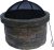 Teamson Home Concrete Round Charcoal and Wood Burning Fire Pit For $124