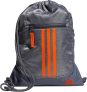 $10 adidas Alliance 2 Sackpack, Canvas Grey-Solid Grey/Semi Impact Orange/Onix Grey, One Size