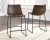 Set of 2 For $87.50 Signature Design by Ashley Centiar 24″ Counter Height Modern Bucket Barstool