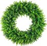 Home Accents Holiday 24″ artificial Boxwood wreath for $10