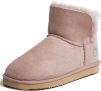 All sizes available: Dearfoams Women’s Fireside Shearling Water Resistant Indoor/Outdoor Foldover Boot Slipper