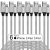 6 Pack! Apple MFi Certified 3/3/6/6/6/10ft] iPhone Charger Lightning Cable