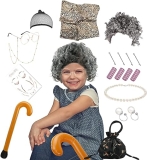 How fun is this old lady costume set for the 100 days of school on sale 40% off only $14.99 !! Use promo code PI66XE9V in at checkout 🛒