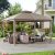 SUPER HOT!!! $350 (down from $1300) Sunjoy 11 ft. x 13 ft. Gazebo with Sunbrella Shade Fabric Canopy Roof, Outdoor Patio Steel & Aluminum Frame