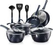11 Piece Nutrichef Nonstick Cookware Set For $60 (usually sells For $100+)