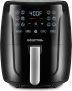 Lowest Price!! 6 Quart Large Air Fryer Cooker 12 1-Touch Cooking Presets For $63.99