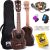 Pyle Mahogany, 4-String Learn to Play Kit-Solid Wood Soprano Ukulele For $30 (usually sells for around $90)