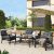 WOW! $299 down from $900!! 4-Piece Outdoor Indoor Balcony Patio Furniture Set!