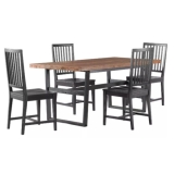 Alaterre Furniture Walden 72-inch dining table with 4 chairs for $400