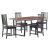 Alaterre Furniture Walden 72-inch dining table with 4 chairs for $400