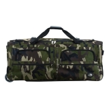 Rockland 22″ Polyester Rolling Duffel Bag, Camo