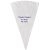 Winco Pastry Bag Cotton with Plastic Coating, 14-Inch, Medium, White