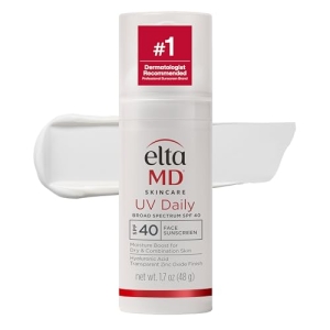 EltaMD UV Daily SPF 40 Face Sunscreen Moisturizer with Zinc Oxide