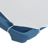 Angeles Angels Fitted Cot Sheet with Elastic Straps